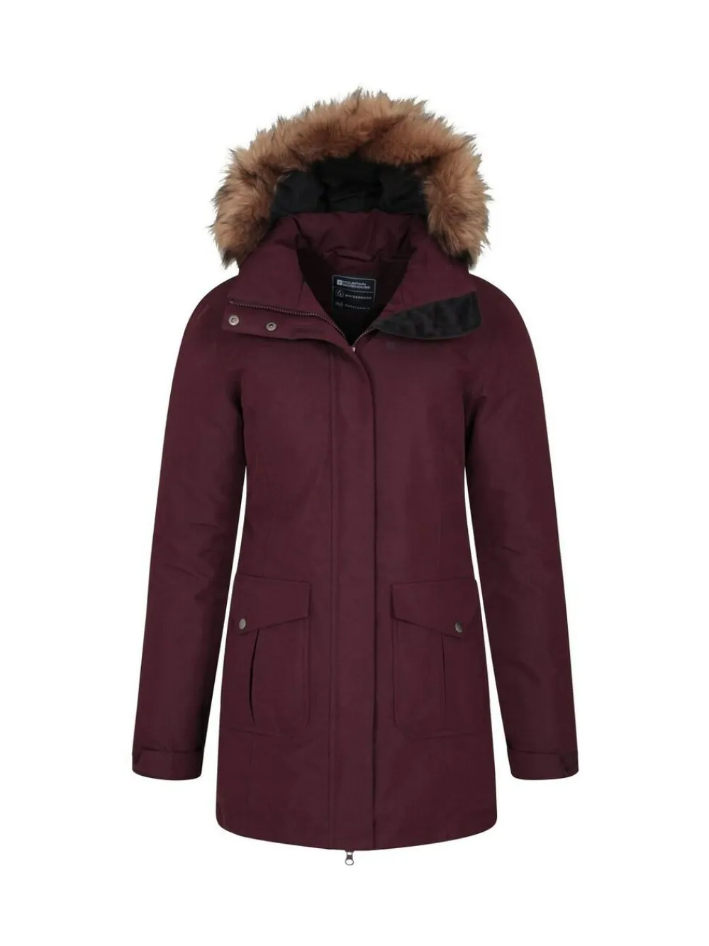 Sale Mountain Warehouse Tarka Waterproof Long Padded Jacket Purple