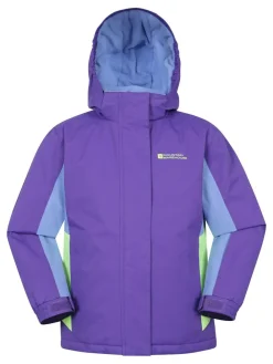 Clearance Mountain Warehouse Honey Fleece Lined Snow Ski Jacket Purple