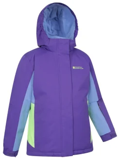 Clearance Mountain Warehouse Honey Fleece Lined Snow Ski Jacket Purple
