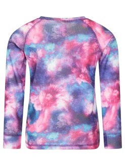 Mountain Warehouse Purple Talus Printed Baselayer-Top & Pants Set^ Thermals