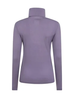 New Mountain Warehouse Purple Keep The Heat Womens Roll Neck Thermals