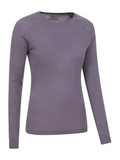 Outlet Mountain Warehouse Womens Merino II Thermal Top Purple