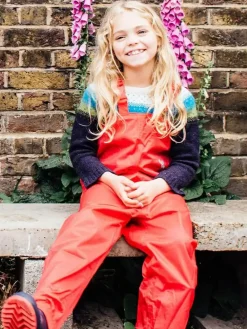 Sale Muddy Puddles Originals Waterproof Dungarees Red