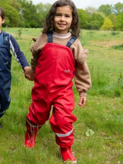 Clearance Muddy Puddles Waterproof Insulated Puddleflex Dungarees Red