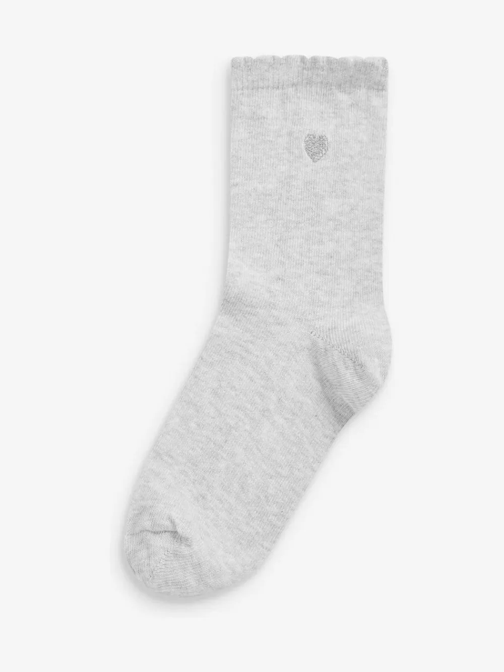 Sale Next Multi 7 Pack Cotton Rich Heart Embroidered Ankle Socks