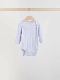 Hot Next Multi 5 Pack Long Sleeve Baby Bodysuits
