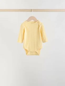 Hot Next Multi 5 Pack Long Sleeve Baby Bodysuits