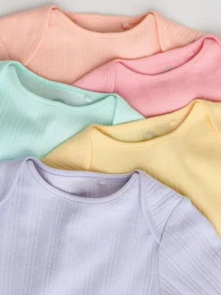 Hot Next Multi 5 Pack Long Sleeve Baby Bodysuits