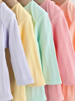 Hot Next Multi 5 Pack Long Sleeve Baby Bodysuits