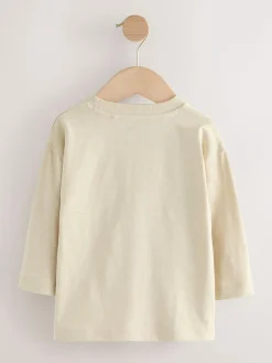 Next Multi Animals on Transport Long Sleeve T-Shirts 5 Pack (3mths-7yrs)^BOY Tops|Multipacks