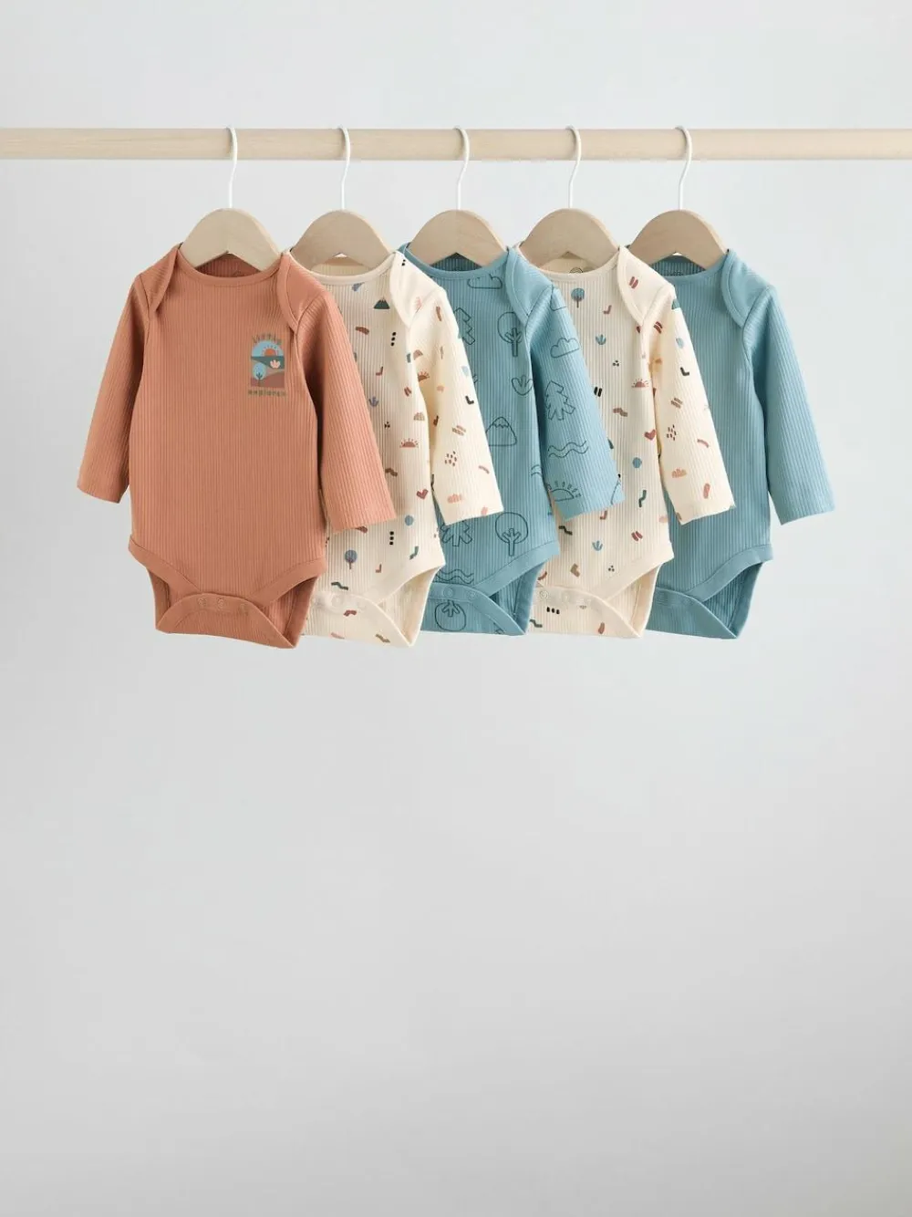 Sale Next Multi Baby Bodysuits 5 Pack