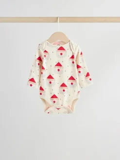 Next Multi Baby Christmas Bodysuits 3 Pack^BOY Vests|Vests