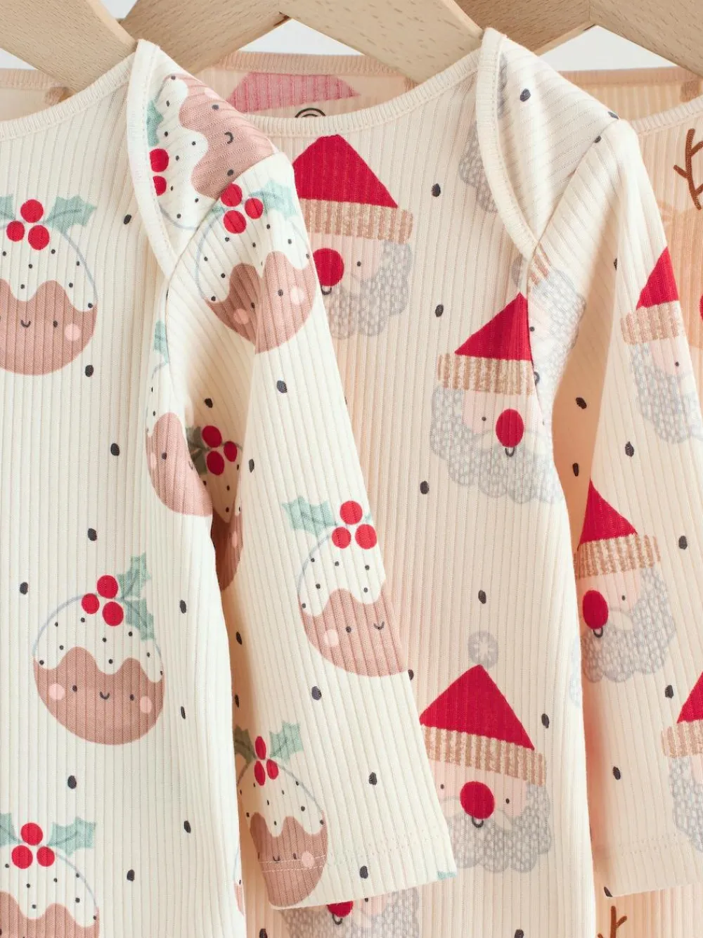 Next Multi Baby Christmas Bodysuits 3 Pack^BOY Vests|Vests