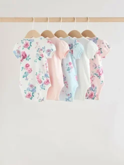 Next Multi Baby Short Sleeve Bodysuits 5 Pack^ Bodysuits & Vests|Vests
