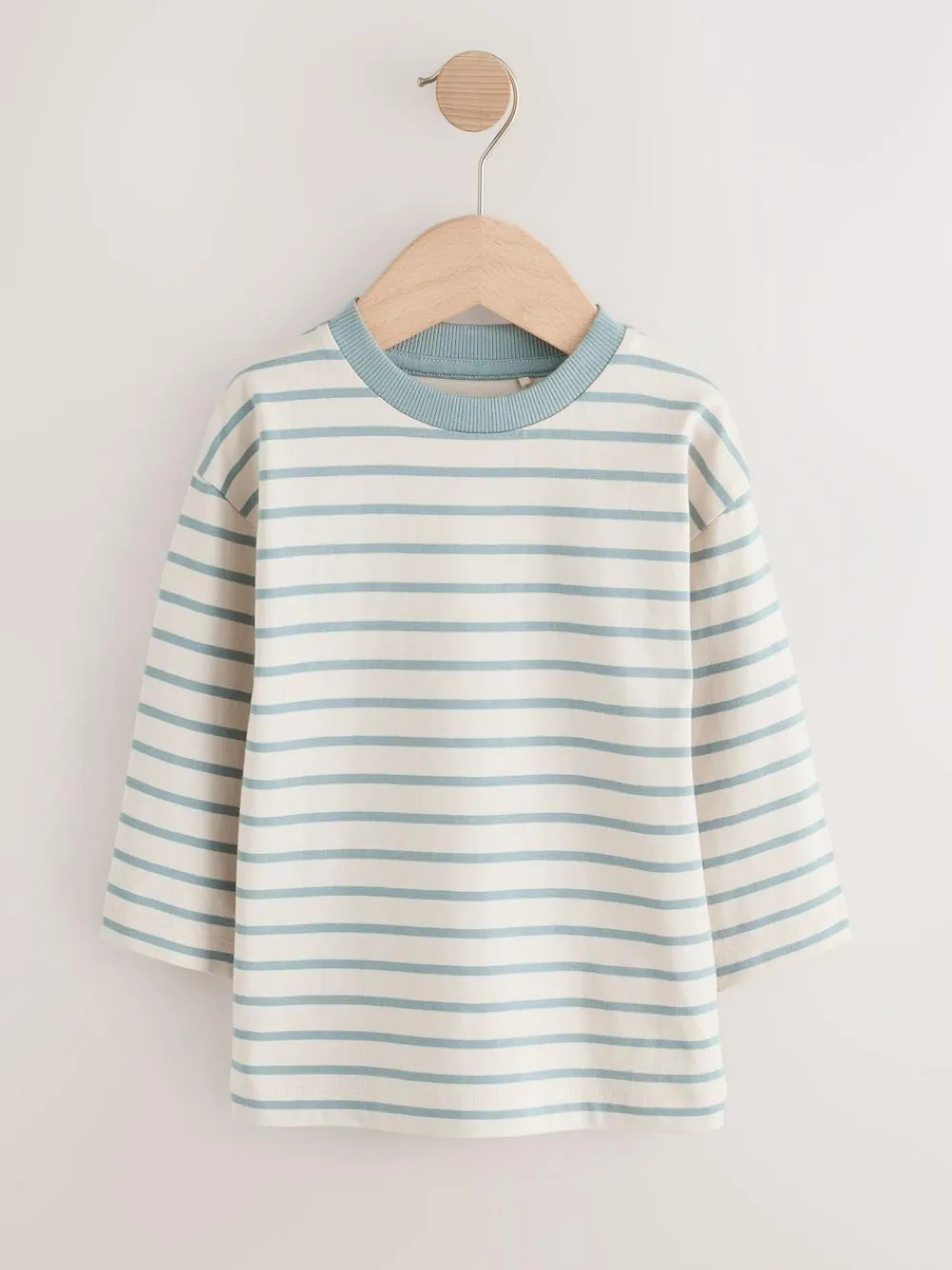 Next Multi Blue Long Sleeve T-Shirts 5 Pack (3mths-7yrs)^BOY Tops|Multipacks