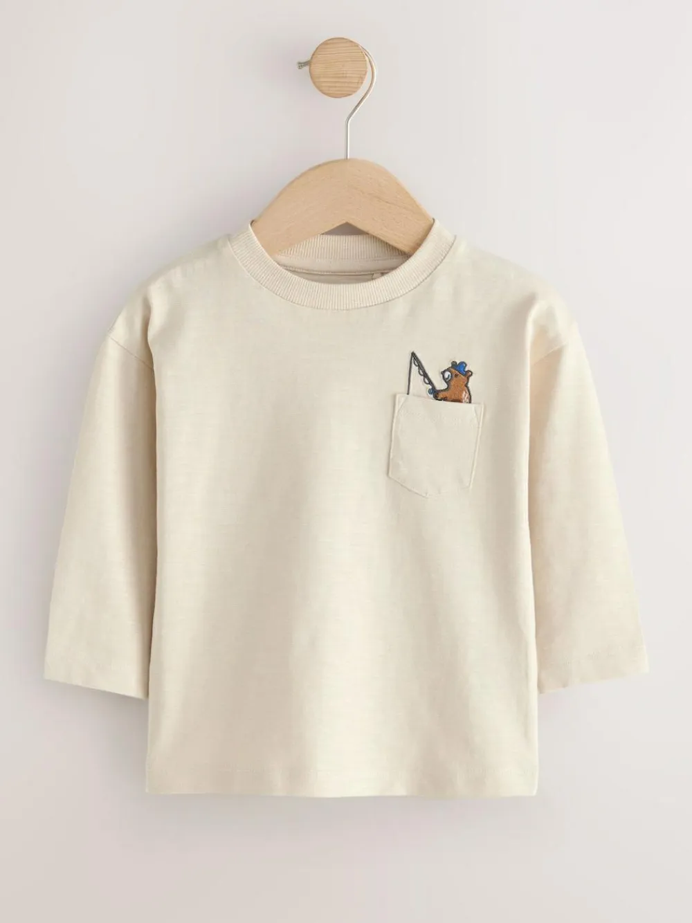 Next Multi Bright Animals Long Sleeve T-Shirts 5 Pack (3mths-7yrs)^BOY Tops|Tops