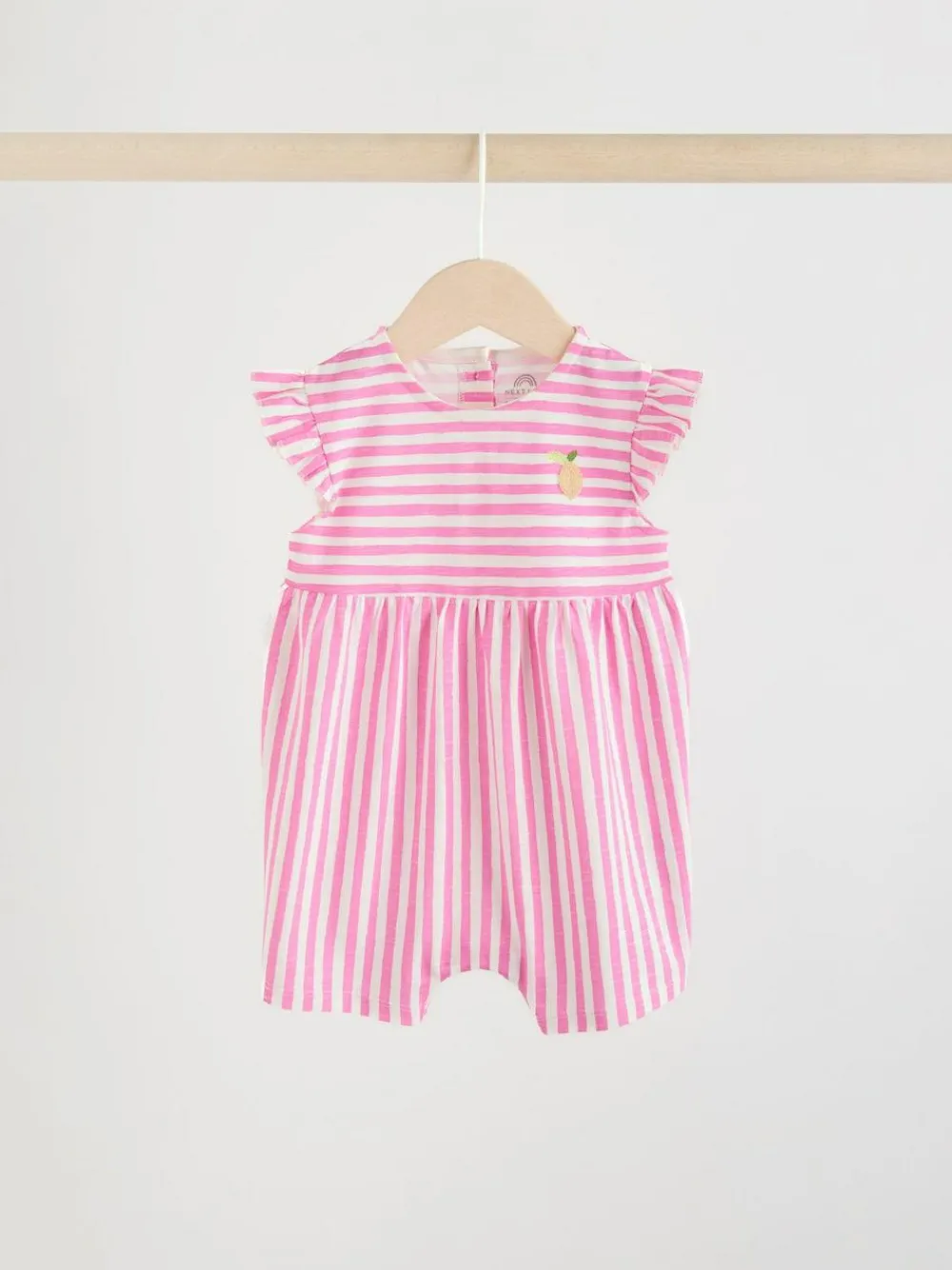 Hot Next 3 Pack Baby Rompers Multi Bright Colour Stripe