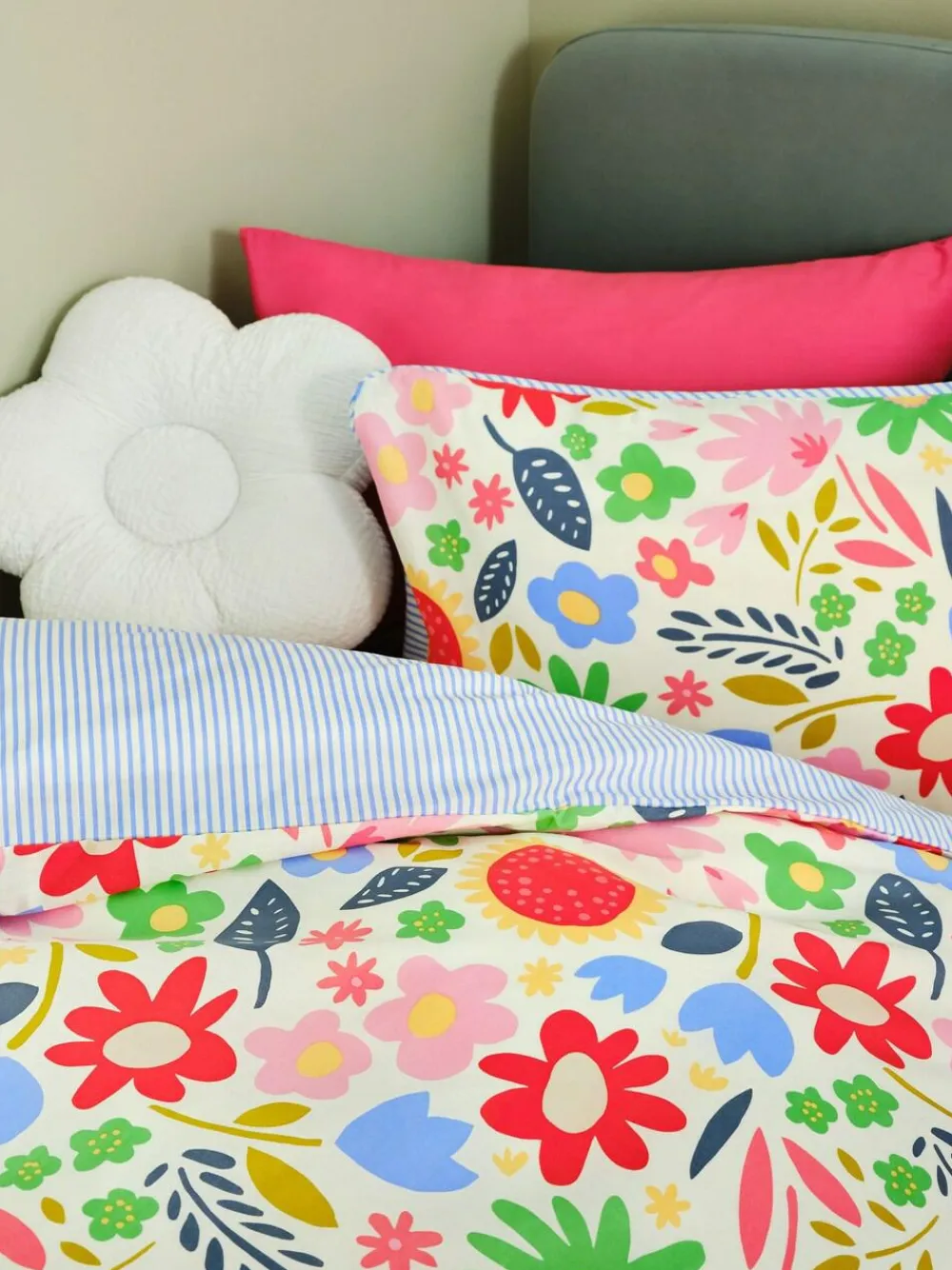Clearance Next Multi Bright Floral Duvet Cover and Pillowcase Set