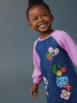 Next Raglan Denim Dress (3mths-8yrs)^ Dresses|Dresses