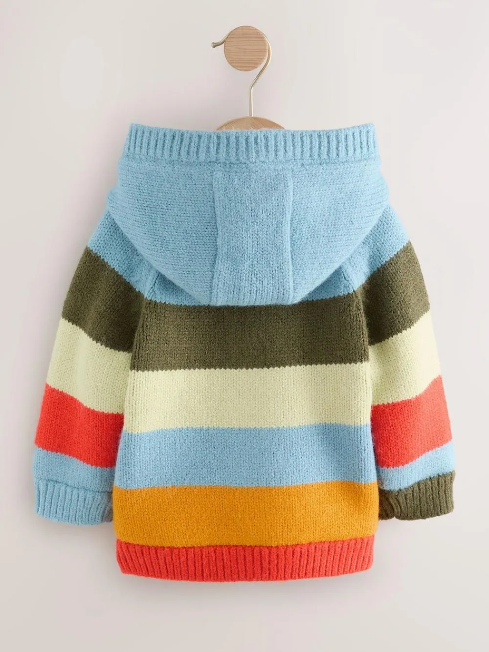 Next Multi Bright Stripe Character Cardigan (3mths-7yrs)^BOY Knitwear|Knitwear