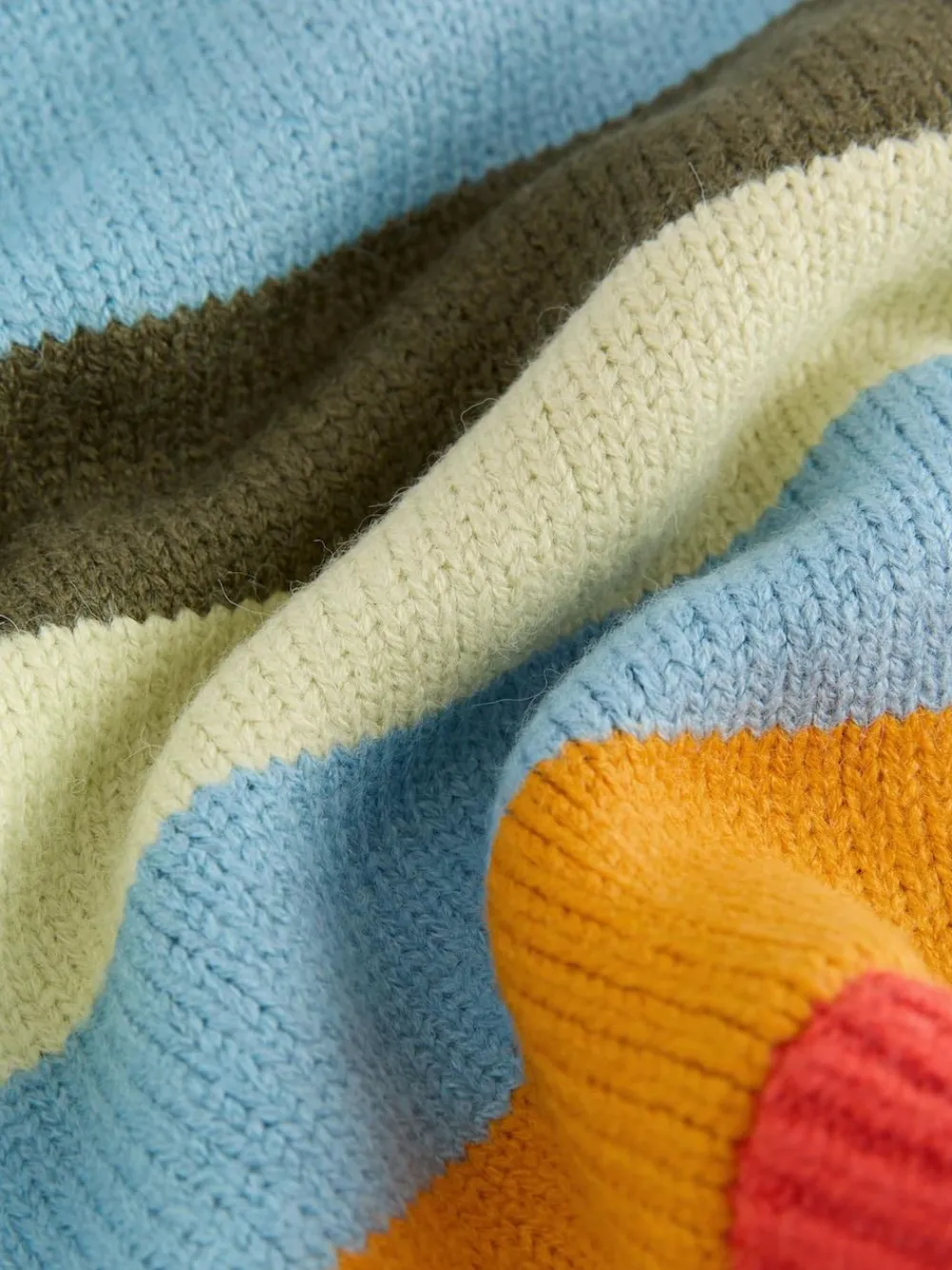 Next Multi Bright Stripe Character Cardigan (3mths-7yrs)^BOY Knitwear|Knitwear