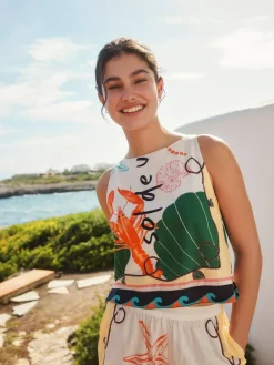 Next Multi Button Back Shell Top^Women Tops & T-Shirts