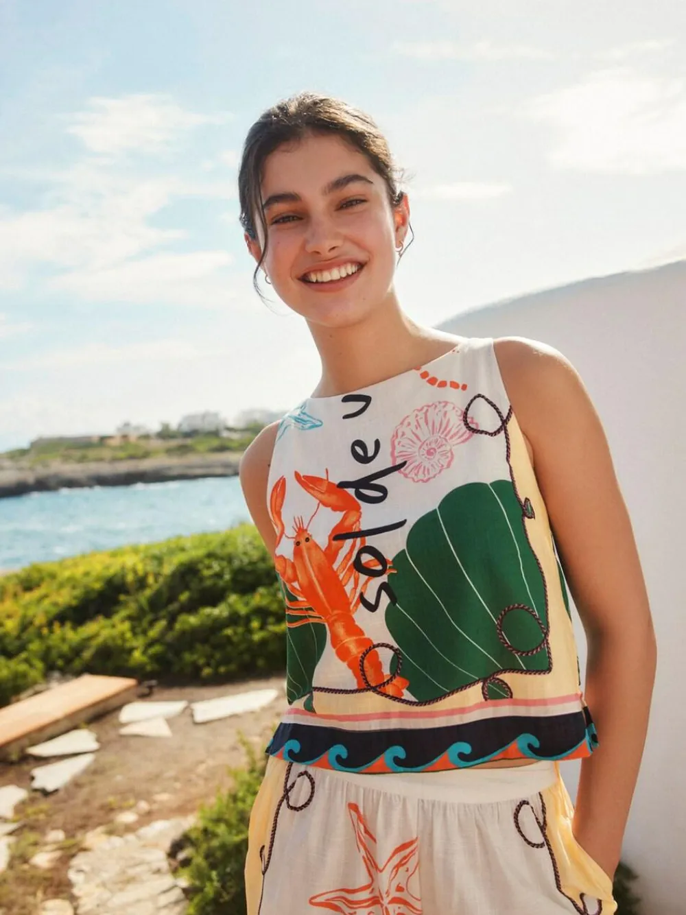 Next Multi Button Back Shell Top^Women Tops & T-Shirts