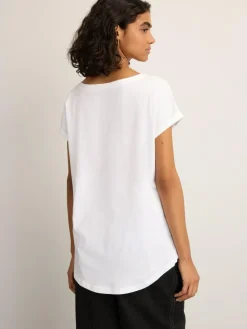 Next Multi Cap Sleeve 100% Cotton T-Shirts 7 Pack^Women Loungewear|Nightwear