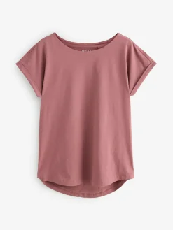 Next Multi Cap Sleeve 100% Cotton T-Shirts 7 Pack^Women Loungewear|Nightwear