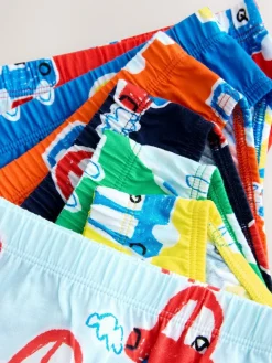 Next Cotton Briefs 7 Pack (1.5-10yrs) Multi Car Print