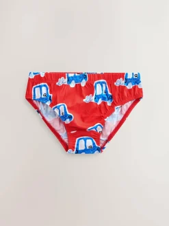 Next Cotton Briefs 7 Pack (1.5-10yrs) Multi Car Print