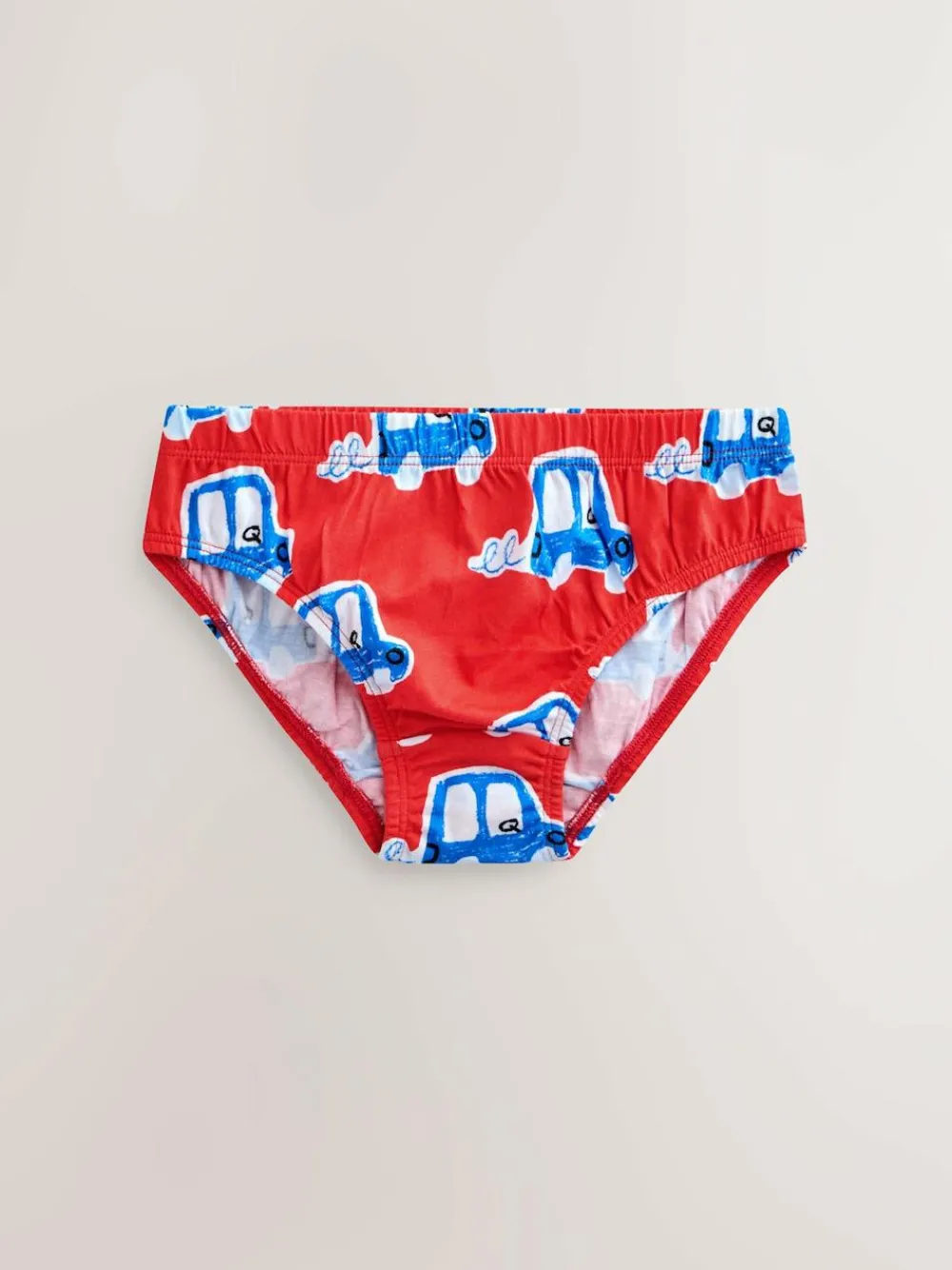 Next Cotton Briefs 7 Pack (1.5-10yrs) Multi Car Print
