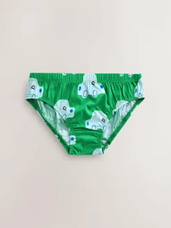 Next Cotton Briefs 7 Pack (1.5-10yrs) Multi Car Print