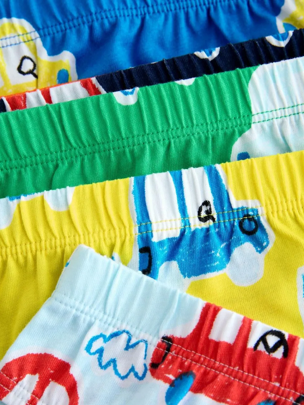 Next Cotton Briefs 7 Pack (1.5-10yrs) Multi Car Print