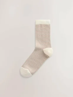 Next Multi Check Ankle Socks 5 Pack^Women Socks & Tights