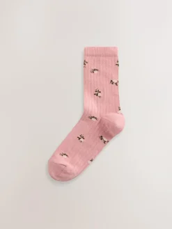 Next Multi Check Ankle Socks 5 Pack^Women Socks & Tights