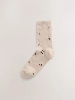 Next Multi Check Ankle Socks 5 Pack^Women Socks & Tights