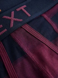 New Next Multi Check Print A-Front Boxers