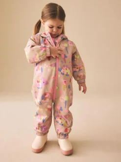 New Next Multi 3D Dino Waterproof Printed Puddlesuit (6mths-7yrs)