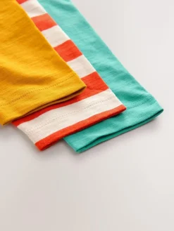 Next Multi Digger Long Sleeve Graphic Print T-Shirts 3 Pack (3mths-7yrs)