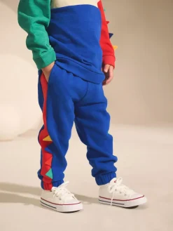 Sale Next Long Sleeve Soft Touch T-Shirt and Joggers Set (3mths-7yrs) Multi Dino Spikes