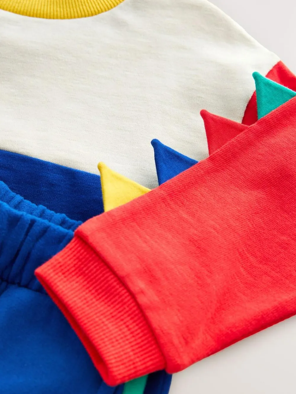 Sale Next Long Sleeve Soft Touch T-Shirt and Joggers Set (3mths-7yrs) Multi Dino Spikes