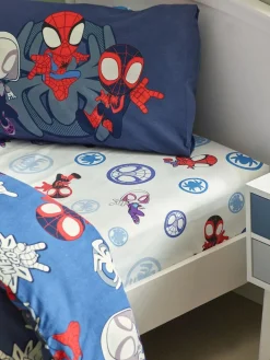 Next Multi Disney Spidey and His Amazing Friends 100% Cotton Fitted Sheet^ Bedsheets & Pillow Cases