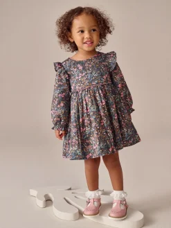 Next Frill Long Sleeve Dress (3mths-8yrs)^ Dresses