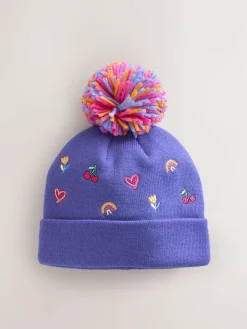 Discount Next Embroided Pom Beanie (3mths-10yrs) Multi