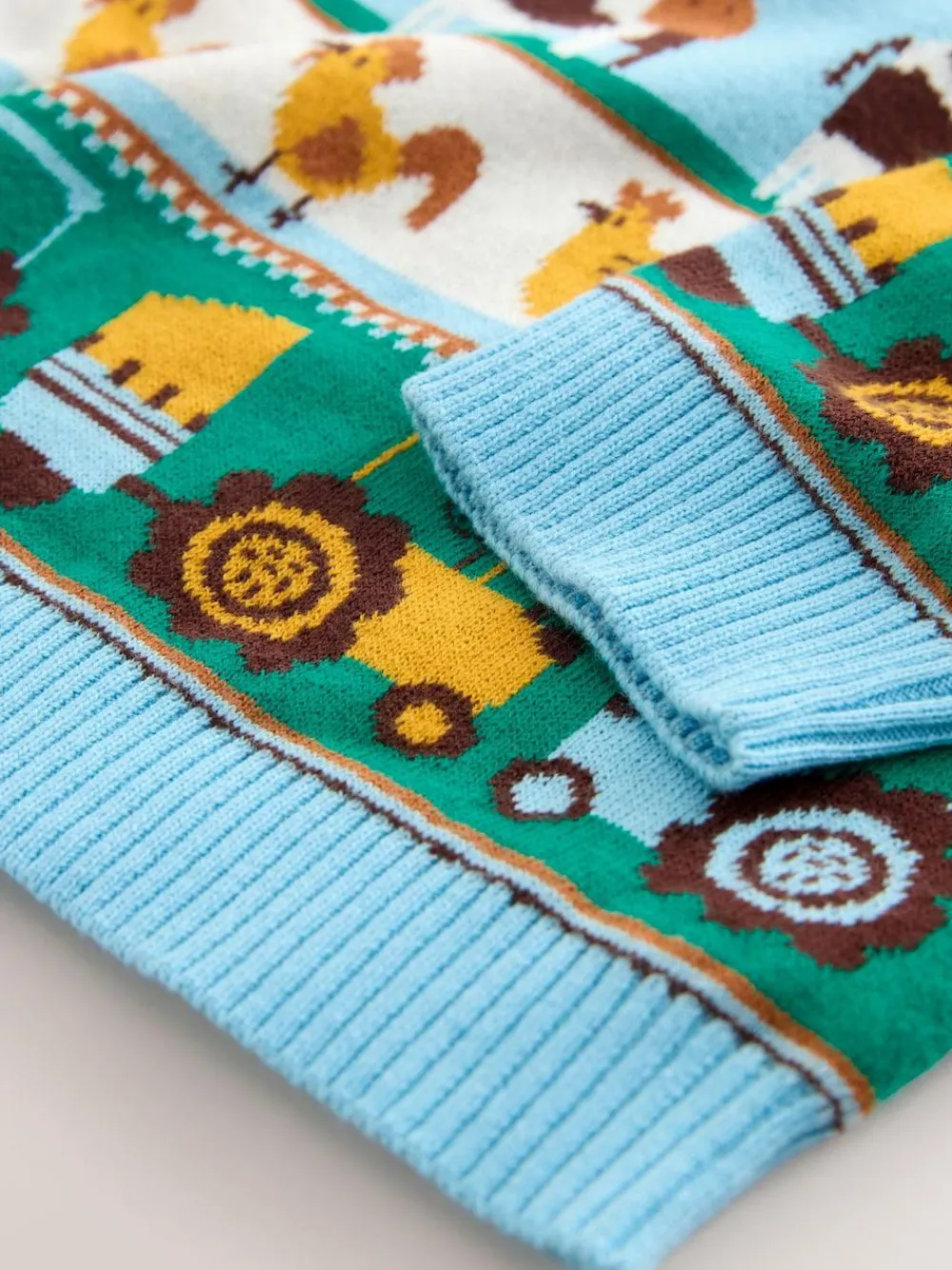 Best Next Multi Fairisle Pattern Character Knitted Crew Neck Jumper (3mths-7yrs)