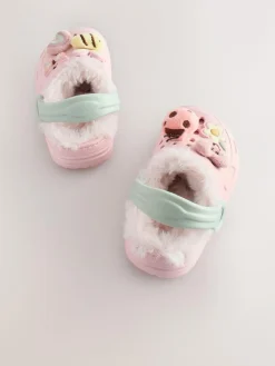 Next Faux Fur Lined Clog Slippers^ Boots