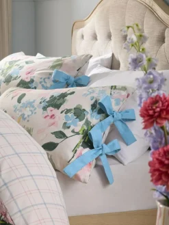 New Next Multi Floral Brushed 100% Cotton Duvet Cover and Pillowcase Set