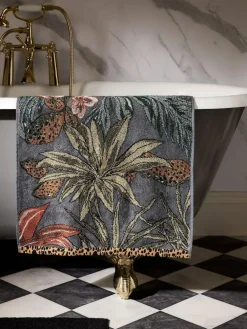 Next Multi Floral Chic Leaf Towel^ Towels & Bathmats