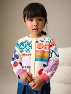 Clearance Next Multi Fun Printed Cardigan (3mths-7yrs)